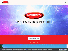 Tablet Screenshot of moretto.com